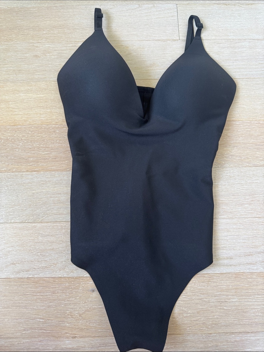 Skims Body Contour Push Up Bodysuit Small Black